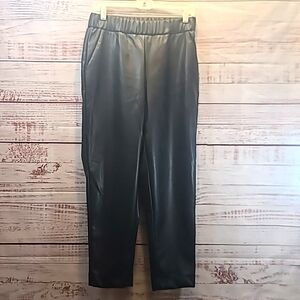 a new day leather look black trouser